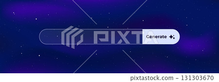 Ai search bar design with generate button for artificial intelligence interface Ai search bar design with generate button for artificial intelligence interface 131303670