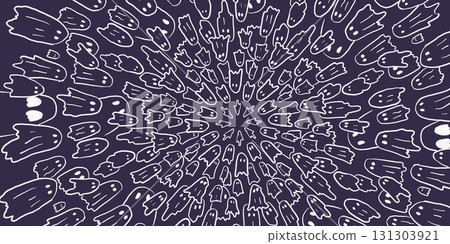 halloween cute ghost design trick or treat illustration	 halloween cute ghost design trick or treat illustration	 131303921