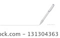 Ballpoint pen. Handwritten letter. Pencil illustration.Vector illustration . 131304363
