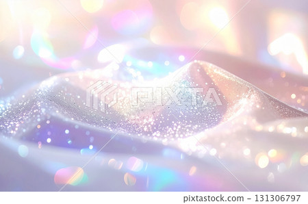 閃閃發光的彩虹色夢幻背景材料 131306797