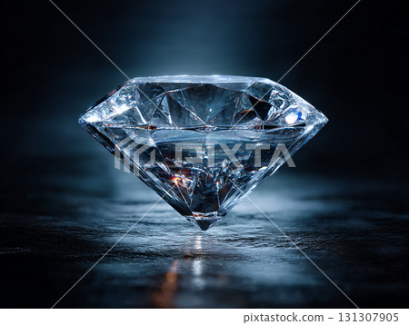 黑暗中浮現的鑽石和光棱鏡 131307905