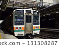 Gunma train parked at the platform 131308287