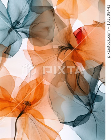 pink flowers on a white background 131308443