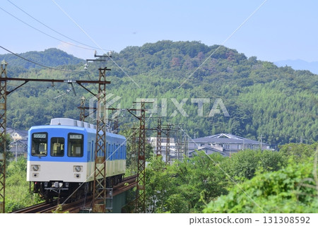 Gunma local train line scenery Gunma local train line scenery 131308592