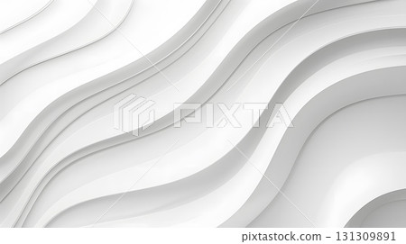 Minimal white background with subtle shapes and soft shadows. Ideal for clean branding, presentations, and modern design projects. 131309891