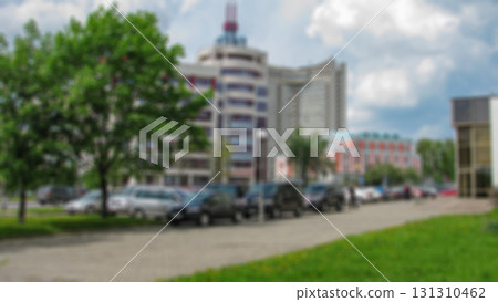 Urban landscape. Creative tourism theme with blur and bokeh. 131310462