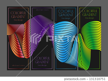 Gradient wave. Interior design, wallpaper, textures, textiles. The possibility of packaging, banners and creative design ideas Gradient wave. Interior design, wallpaper, textures, textiles. The possibility of packaging, banners and creative design ideas 131310751