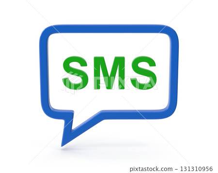 Sms text message bubble icon Sms text message bubble icon 131310956