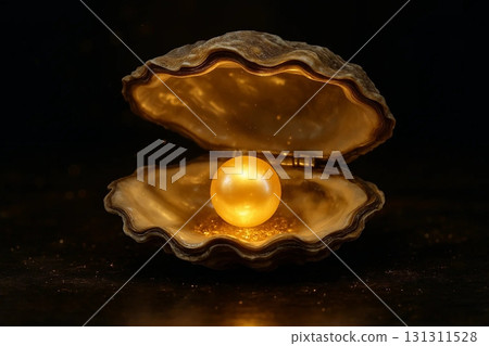 Pearl in a Seashell 131311528
