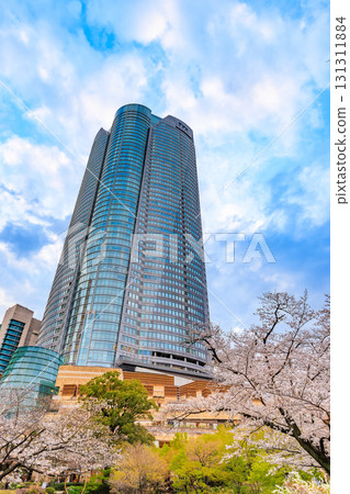 Cherry blossoms at Roppongi Hills in Minato Ward, Tokyo Cherry blossoms at Roppongi Hills in Minato Ward, Tokyo 131311884