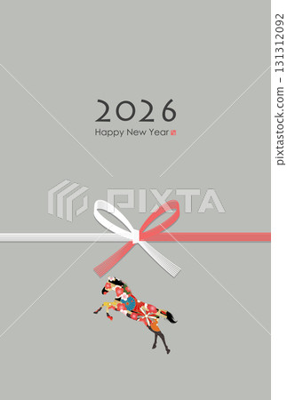 2026 Year of the Horse New Year's Card 131312092