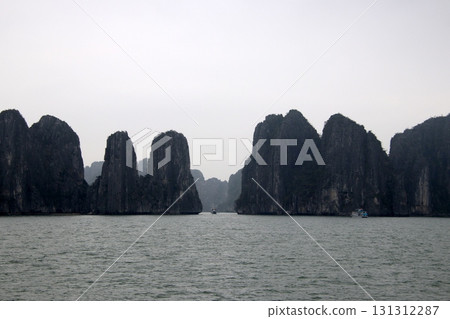 Halong Bay, a world heritage site in Vietnam 131312287
