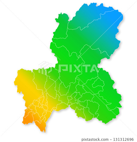 岐阜縣市鎮地圖 131312696