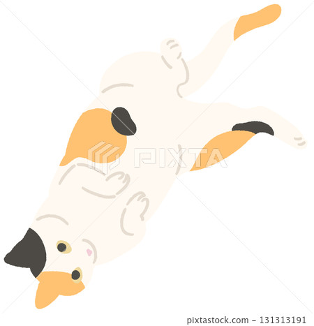一隻呼嚕呼嚕的貓的插圖 131313191