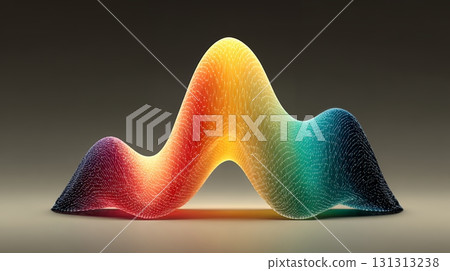 A virtual world created by digital matrix data waveforms 131313238