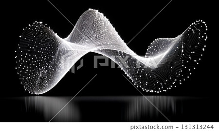 A virtual world created by digital matrix data waveforms 131313244
