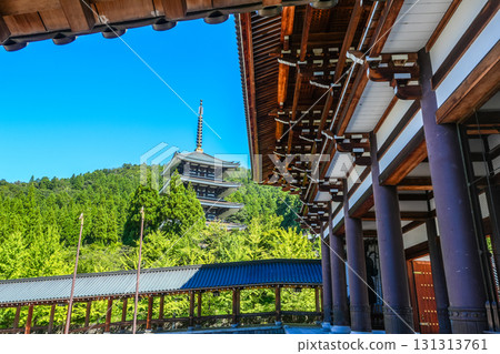 福井縣青島寺五重塔風景 福井縣青島寺五重塔風景 131313761