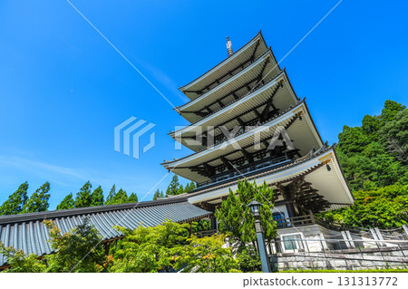 福井縣大師山青大寺五層塔 131313772