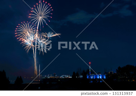 "Tokyo" Kita Ward Fireworks Festival RED×BLUE SPARKLE GATE 2025 Kita Ward "Tokyo" Kita Ward Fireworks Festival RED×BLUE SPARKLE GATE 2025 Kita Ward 131313937