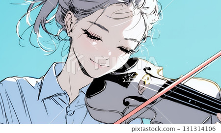 一個女人拉小提琴 131314106