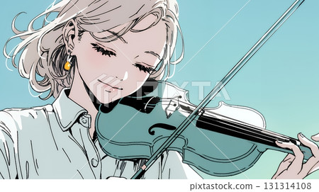 一個女人拉小提琴 131314108