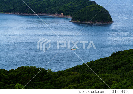 和歌山的中秋節，奇丹海峽，加太瀨戶漁船，中長焦 131314903