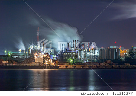Kinuura Port Factory Night View 131315377