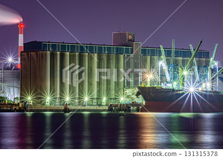 Kinuura Port Factory Night View 131315378