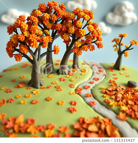 Scenery of autumn leaves Scenery of autumn leaves 131315437