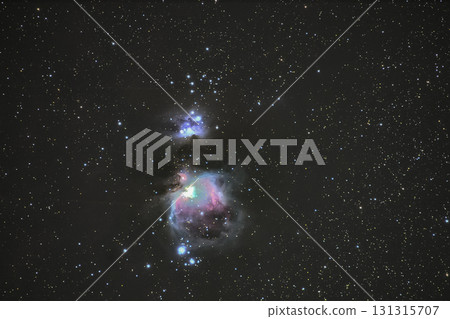 Winter starry sky in Setouchi: The Orion Nebula Winter starry sky in Setouchi: The Orion Nebula 131315707