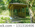 A gazebo in the forest 131316406
