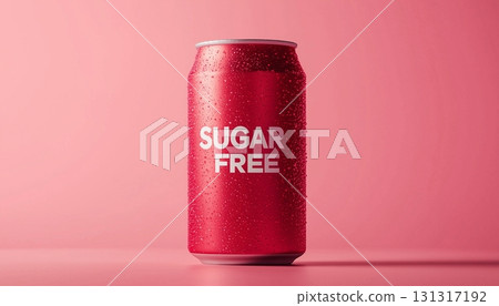 Red can drink sugar free label for delivery brand packaging 131317192