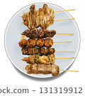 Charcoal-grilled chicken 131319912