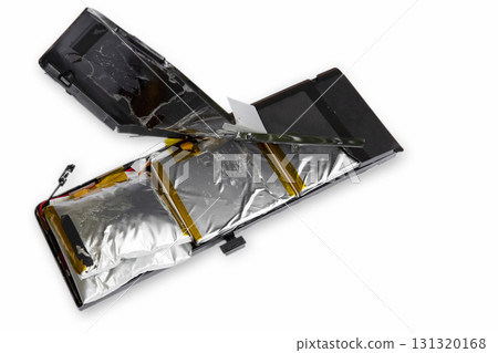 Battery, Swollen, Black Color, Color Image, Communication 131320168