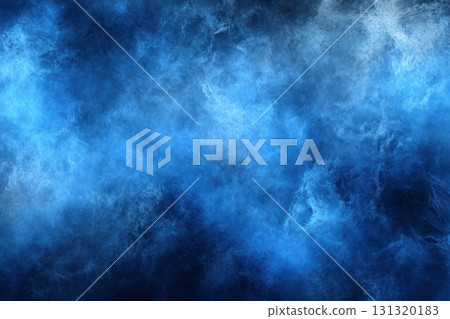 Abstract blue background with swirling textures and shades of deep colors 131320183