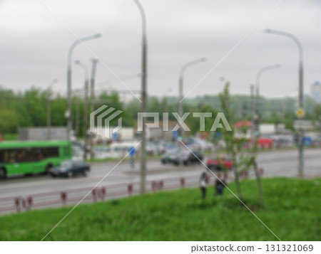 Urban landscape. Creative tourism theme with blur and bokeh. 131321069