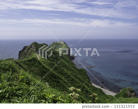 一座伸入海中的美麗雕塑 131321553