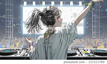 女DJ 131321769