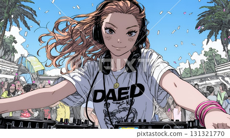 女DJ 131321770