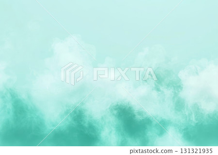 Soft aqua clouds create a serene atmosphere on a clear day 131321935