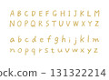 Handwritten alphabet 131322214