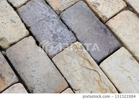 Antique brick ground 131322884