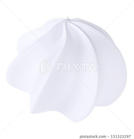 新鮮奶油、生奶油、插圖、剪紙、模型、裝飾、蛋糕、 3D 渲染圖像 131323297