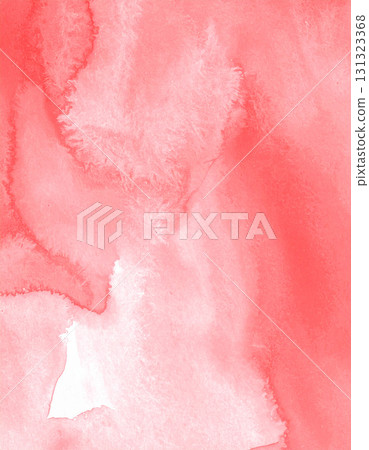 Warm and vibrant coral pink watercolor texture background Warm and vibrant coral pink watercolor texture background 131323368