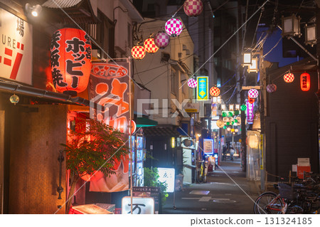 Tokyo: Nakano Station entertainment district and downtown Tokyo at night Tokyo: Nakano Station entertainment district and downtown Tokyo at night 131324185