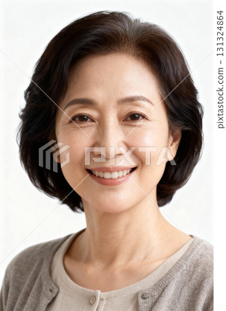 微笑的老年夫婦和充滿愛的生活老年生活和幸福的婚姻關係 131324864