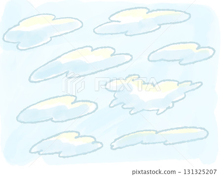 淡藍色的羊雲 131325207