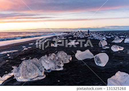 Diamond Beach, Iceland: A fantastical landscape of ice and black sand 131325268