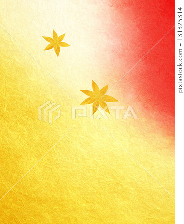 以日本傳統色彩金色和紅色製成的華麗慶祝背景 131325314