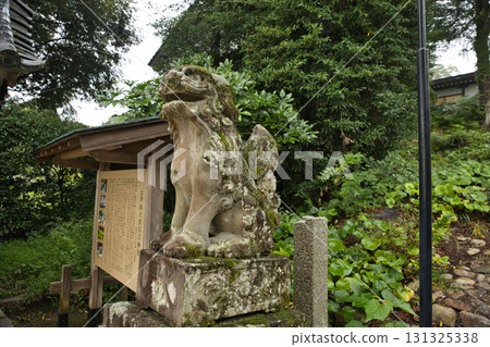 海邊的京都:三王山參道上的青苔獅子像(Agata) 海邊的京都:三王山參道上的青苔獅子像(Agata) 131325338